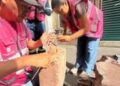 Gobierno de la Capital da mantenimiento al mobiliario urbano del Centro Histórico