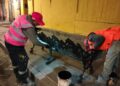 Gobierno Municipal con trabajos nocturnos brinda mantenimiento el Centro Histórico