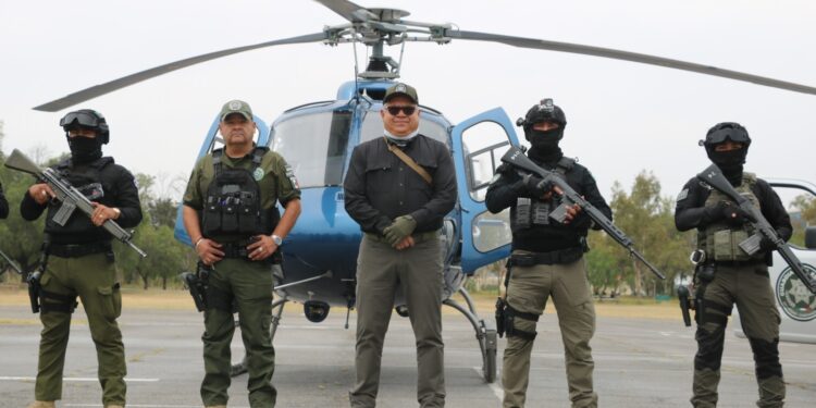 ENCABEZAN TITULARES DE LA SSPC Y GCE OPERATIVO DE VIGILANCIA Y COORDINACIÓN EN SAN LUIS POTOSÍ