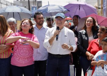 Enrique Galindo pone en marcha rehabilitación vial de Amatista