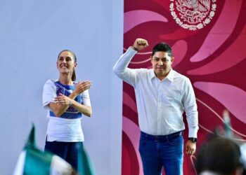 RICARDO GALLARDO Y CLAUDIA SHEINBAUM CONSOLIDAN DESARROLLO Y GOBERNABILIDAD EN SAN LUIS POTOSÍ