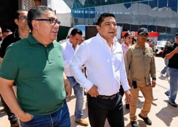 RICARDO GALLARDO Y JUAN MANUEL NAVARRO VAN POR MÁS OBRAS PARA SOLEDAD