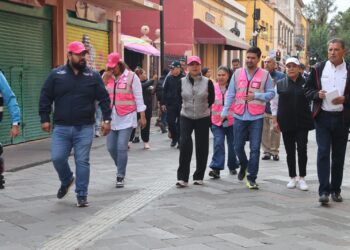 Gobierno Municipal con el programa Capital al 100, realiza mejoras en el primer cuadro de la ciudad