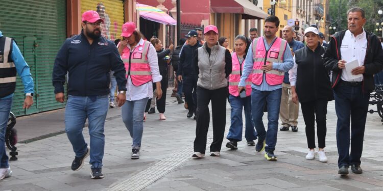 Gobierno Municipal con el programa Capital al 100, realiza mejoras en el primer cuadro de la ciudad