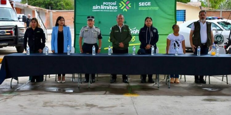 SEGURIDAD EN MI ESCUELA LLEGA A COMUNIDADES DE SAN LUIS POTOSÍ