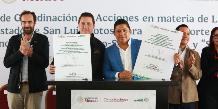EL GOBERNADOR RICARDO GALLARDO CONSOLIDA LLEGADA DEL TREN DE PASAJEROS A SAN LUIS POTOSÍ