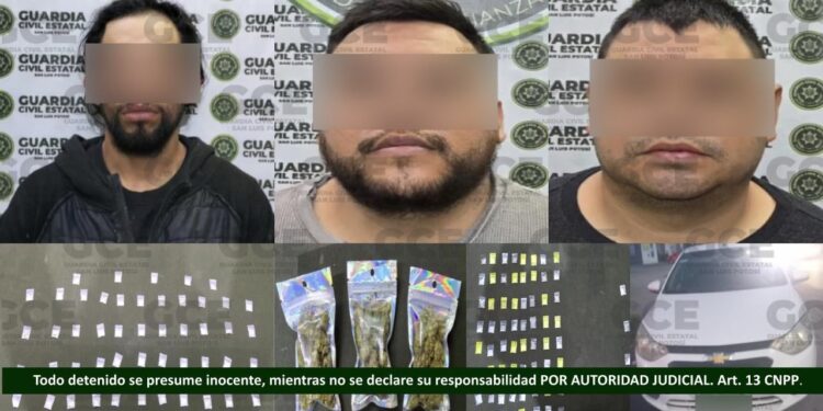 TRABAJOS DE INTELIGENCIA DE LA GUARDIA CIVIL ESTATAL PERMITEN DETENCIONES EN LA CAPITAL Y LA ZONA CENTRO