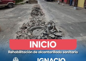 Comienza Interapas, obra sanitaria en la calle Comonfort