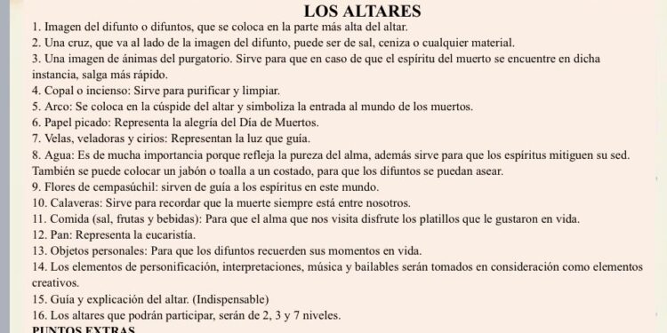 OFICIALÍA MAYOR CONVOCA AL CONCURSO DE ALTARES DE DÍA DE MUERTOS 2026