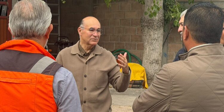 Enrique Galindo continúa con el programa de supervisión y rehabilitación de pozos de la ciudad
