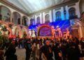 PALACIO DE GOBIERNO SE LLENA DE VISITANTES POR SU ALTAR MONUMENTAL